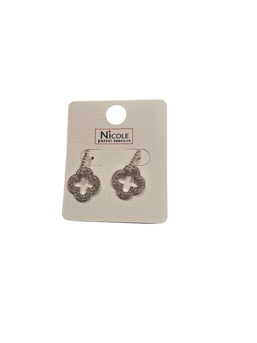 Nicole Clover Drop Earrings (Choice Of Color) - Picture 8 of 9